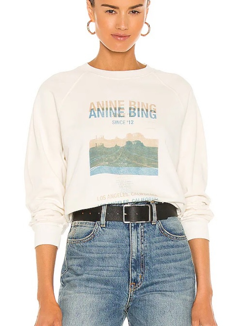 ANINE BING Arlo desert sweatshirt